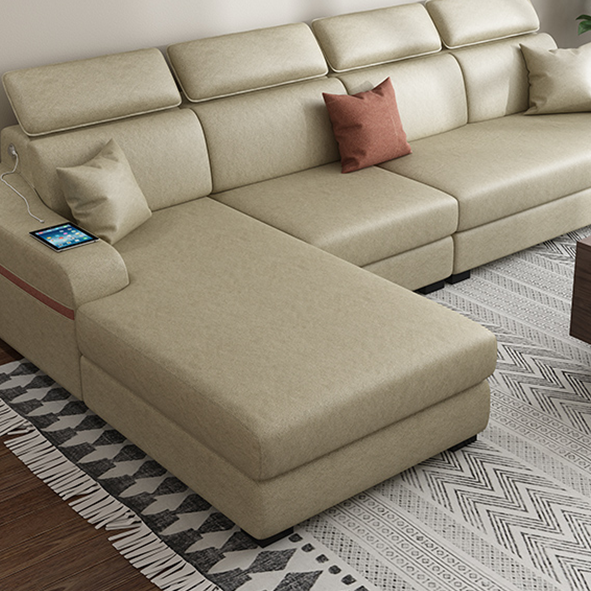 HONBAY Reversible Modular Sofa Sofa L-shaped Sofa