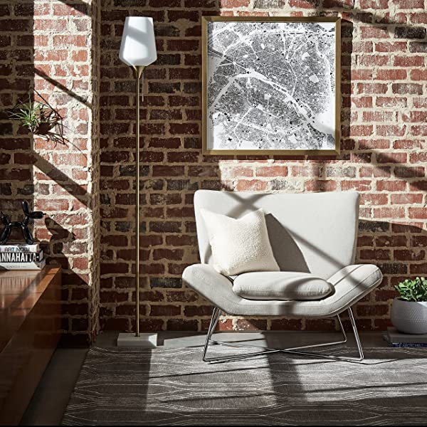 Amazon Brand – Rivet Farr Lotus Accent Chair, 39.8