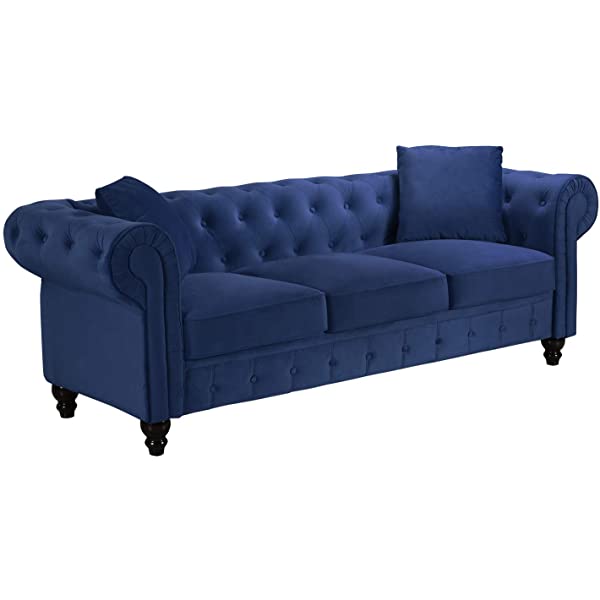 Divano Roma Classic Sofas, Large, Grey