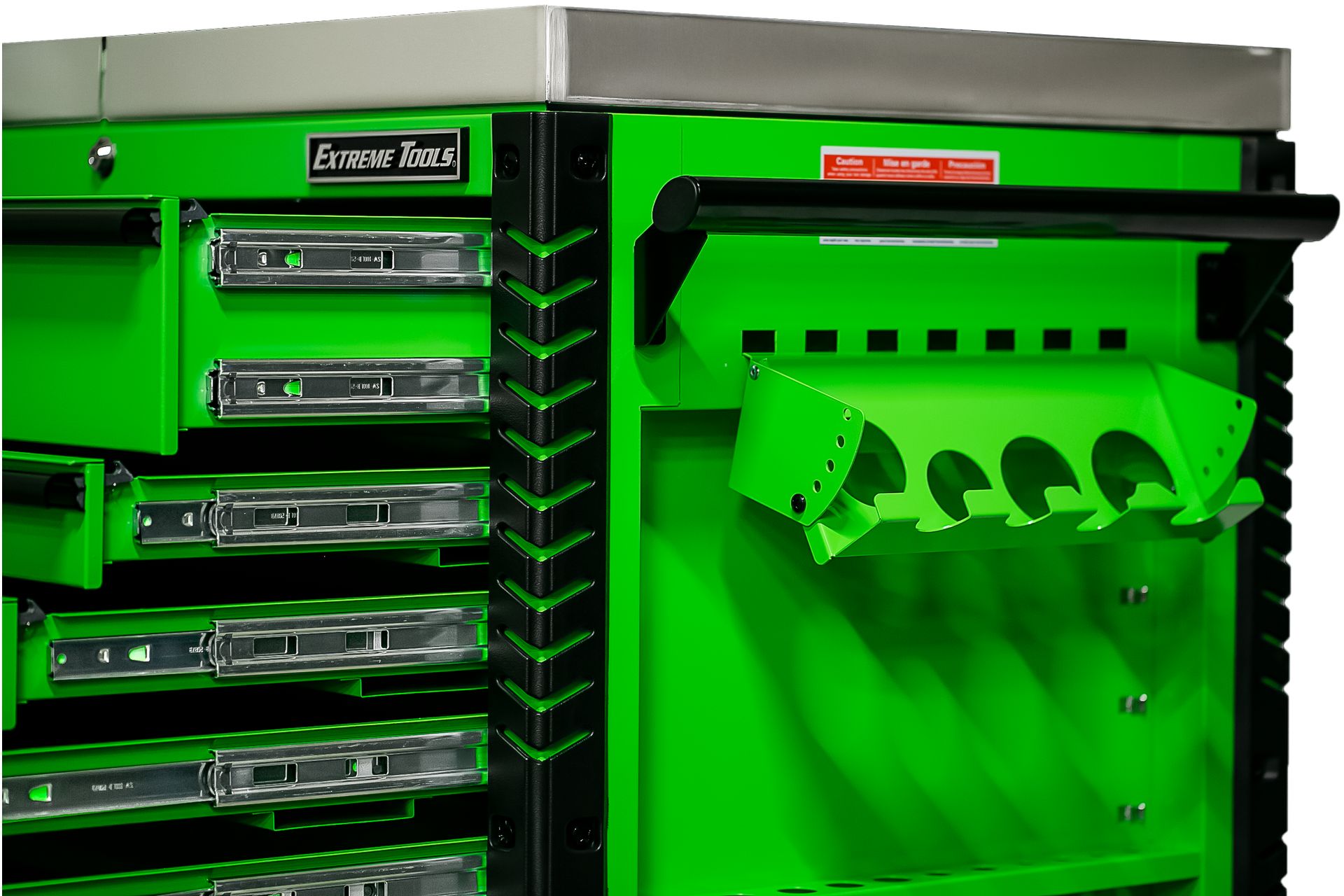 used toolboxExtreme Tools 41 6-Drawer Deluxe Tool Cart with Pry Bar Holders And Stainless Steel Slide Top