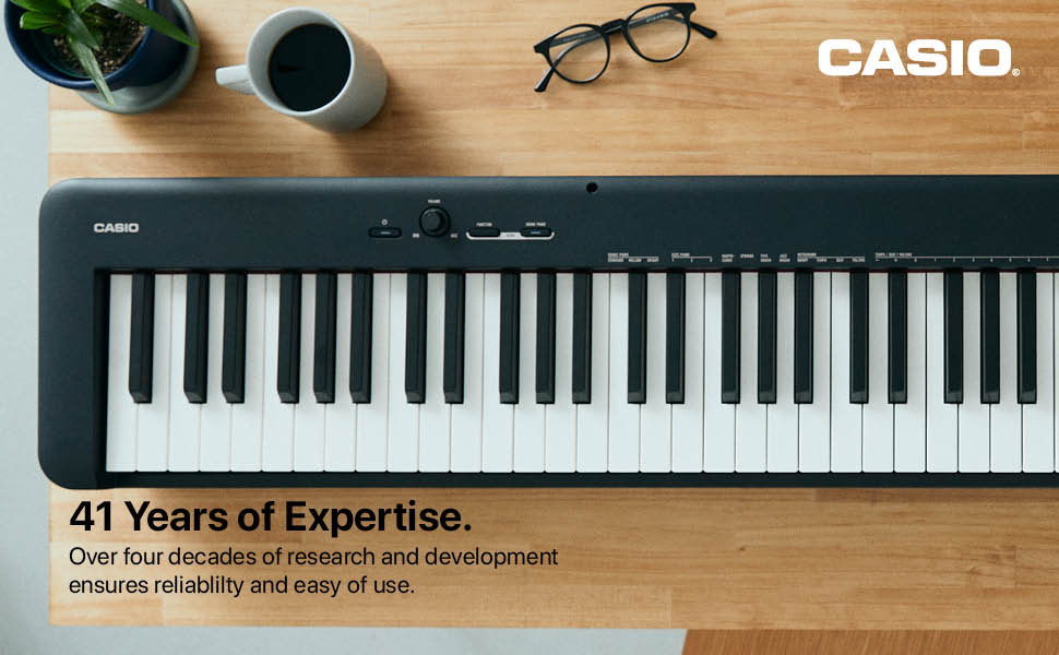 The CDP-S110BK Digital Piano - 41 Years of Expertise from Casio