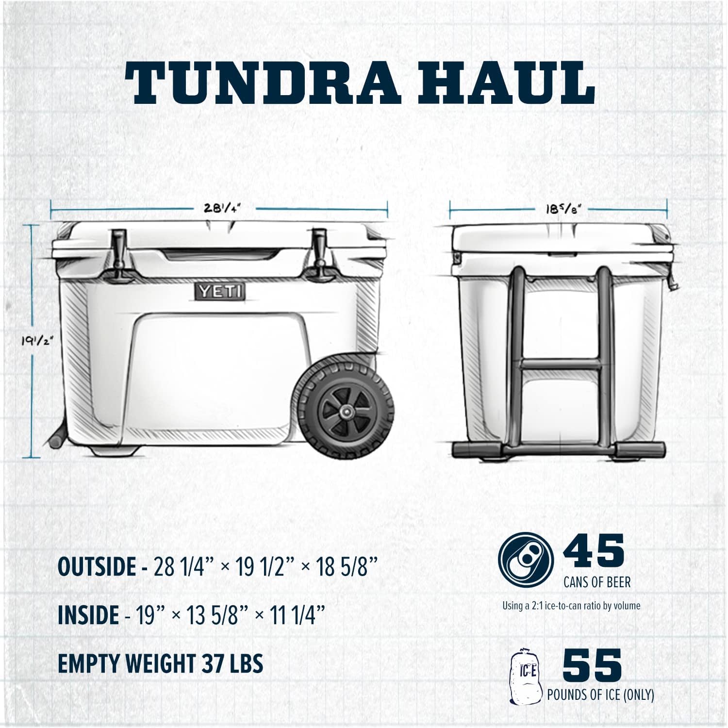 YT Tundra Haul Portable Wheeled Cooler