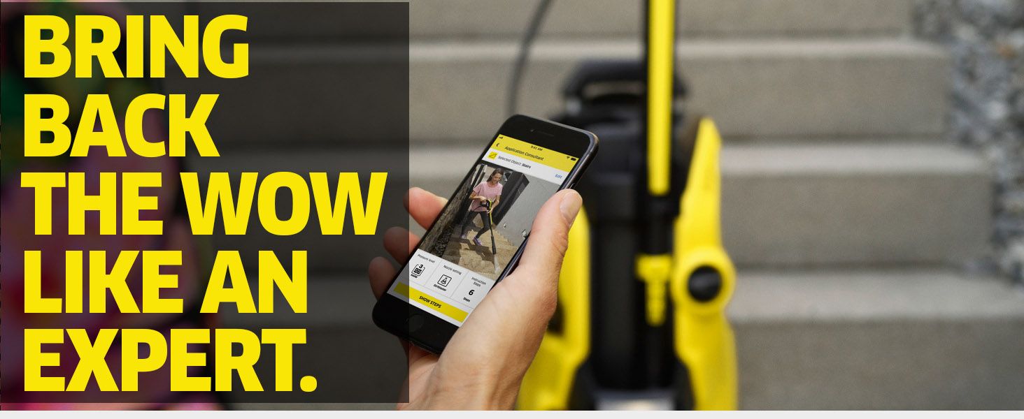 kärcher pressure washer smart home power control  jet wash hydroshot