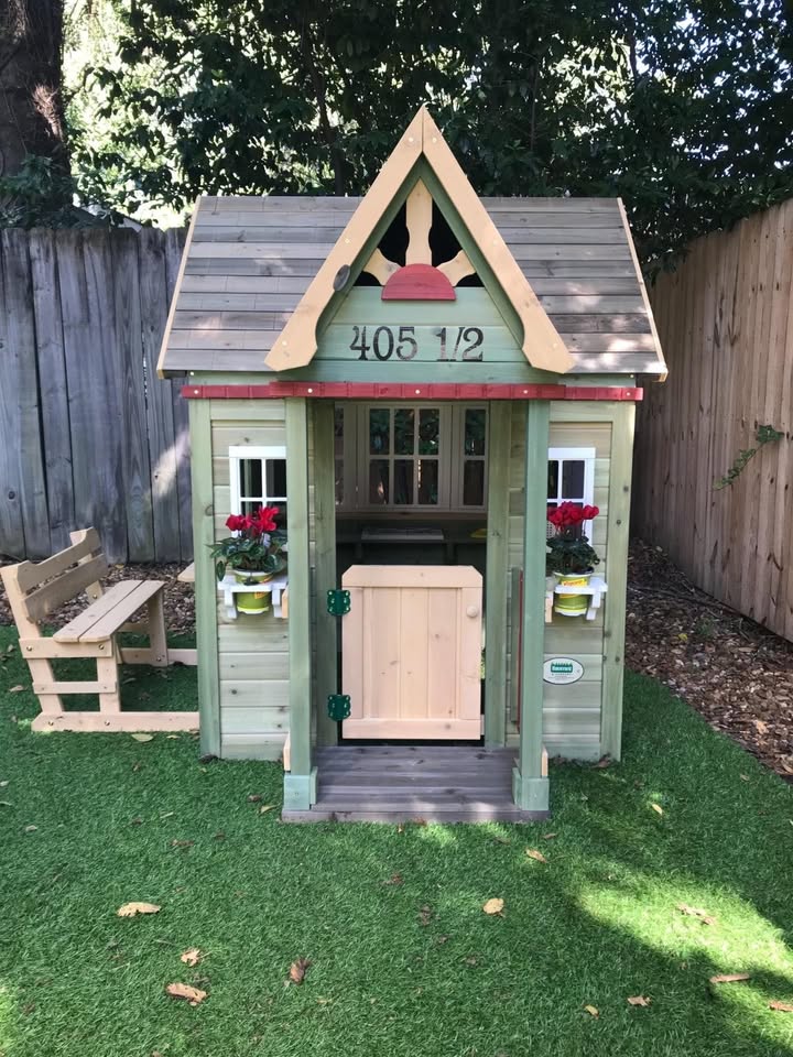Victorian Inn All Cedar Outdoor Wooden Playhouse